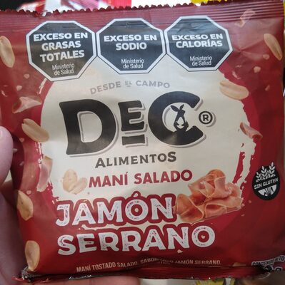Foto de maní DEC jamón serrano