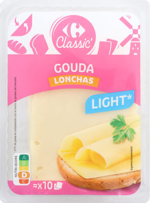 Foto de Queso gouda light en lonchas
