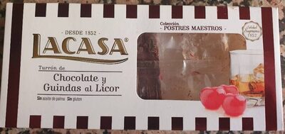 Foto de Turrón de chocolate y guindas al licor