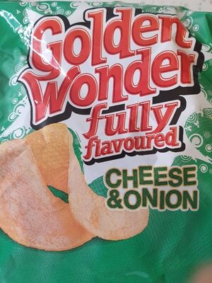 Foto de Golden Wonder fully flavoured cheese and onion