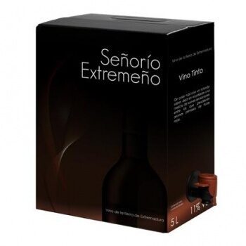 Foto de Vino bib igp vt extremadura señorio extremeño tinto