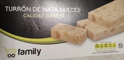 Foto de Turrón de nata nueces