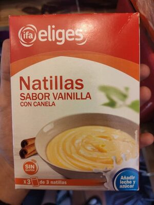 Foto de Natillas sabor vainilla con canela