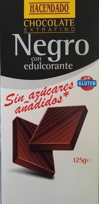 Foto de Chocolate negro extrafino con edulcorante