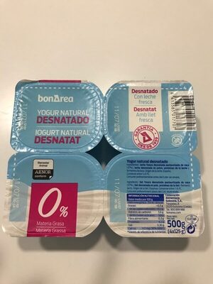 Foto de Yogur natural desnatado 0%