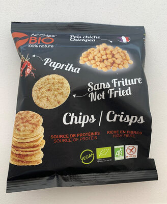 Foto de Chips bio de pois chiche au paprika sans gluten