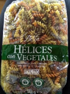Foto de Hélices con vegetales
