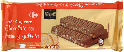 Foto de Turrón crujiente galleta