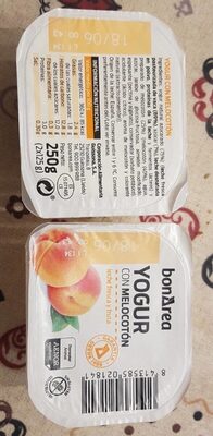 Foto de Yogur con melocotón