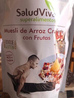 Foto de Muesli de arroz crujiente con frutas
