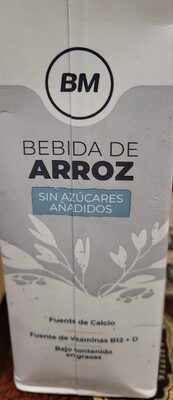 Foto de Bebida de arroz sin azúcares añadidos