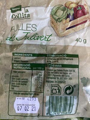 Foto de Fulles de julivert