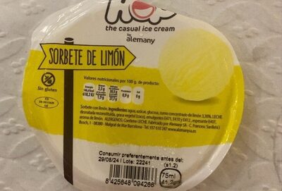 Foto de Sorbete limon