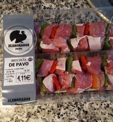 Foto de Brocheta de pavo