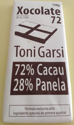 Foto de Xocolate 72%cacao 28%panela