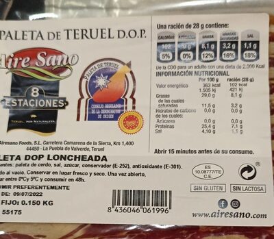 Foto de Paleta dio loncheada