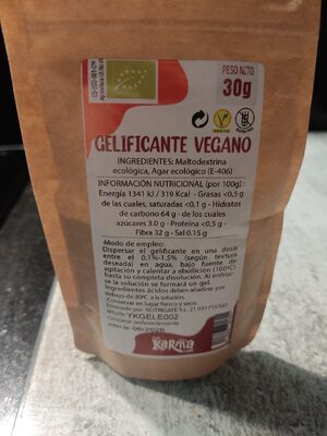 Foto de Gelificante vegano