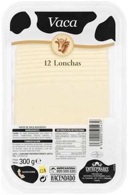 Foto de Queso en lonchas de vaca