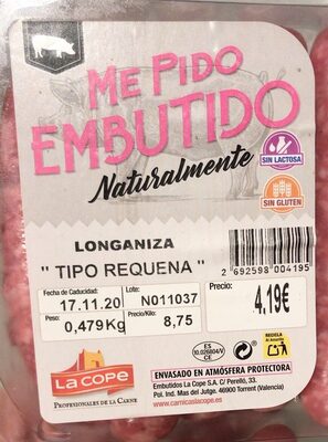 Foto de Longaniza Tipo Requena