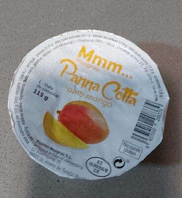 Foto de Panna cotta amb mango