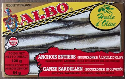 Foto de Anchois entiers à l'huile d'olive