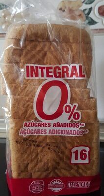 Foto de Pan de molde integral sin azúcares añadidos