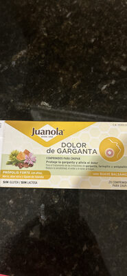 Foto de Comprimidos dolor de garganta sabor suave balsámico