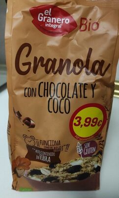Foto de Granola con chocolate y coco