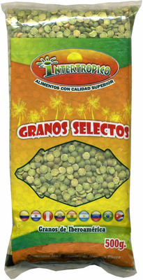 Foto de Guisantes secos verdes partidos