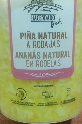 Foto de Piña natural a rodajas