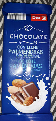 Foto de Chocolate de Leite e Amêndoas Tostadas Partidas