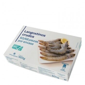 Foto de Langostino crudo 60/68