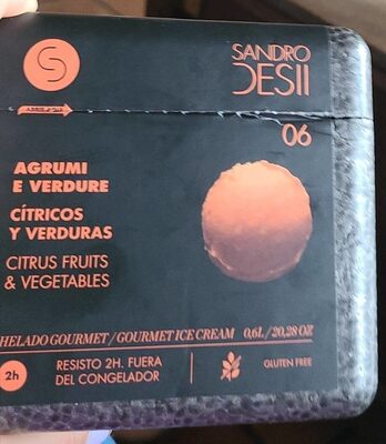 Foto de Helado cítricos y verduras