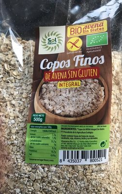 Foto de Copos fino de Avena sin gluten