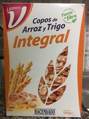 Foto de Copos de arroz y trigo integral
