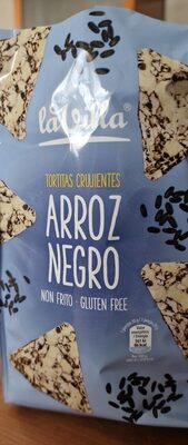 Foto de Tortitas crujientes arroz negro