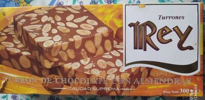 Foto de Turrón de chocolate con almendras