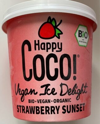 Foto de Helado vegano de fresa