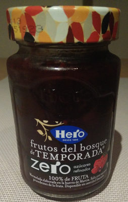 Foto de Zero mermelada de frutas del bosque de temporada