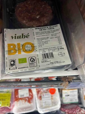 Foto de Hamburguesa De Pollo Eco Con Ajo Y Perejil Bio Organic
