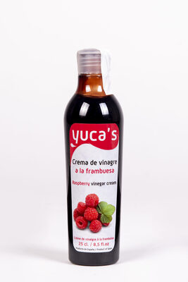 Foto de Crema de vinagre a la frambuesa