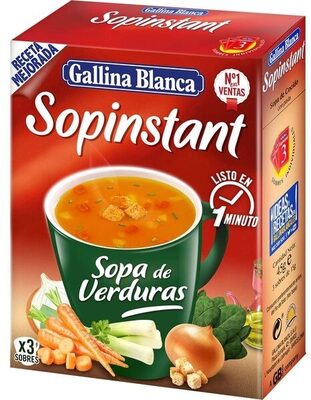 Foto de Sopa de verduras sopinstant