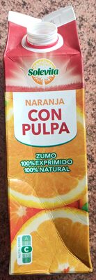 Foto de Naranja CON PULPA Zumo 100% Exprimido 100% Natural
