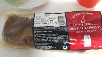 Foto de Lomo curado de bellota iberico 50% raza iberica