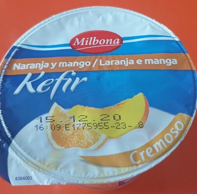 Foto de Kefir cremoso naranja y mango