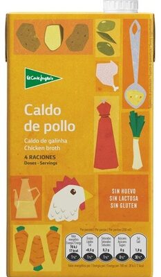 Foto de Caldo de pollo con aceite de oliva virgen extra