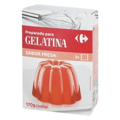 Foto de Preparado postre gelatina fresa