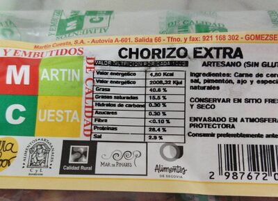 Foto de Chorizo extra