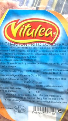 Foto de Chicharrón frito loncheado