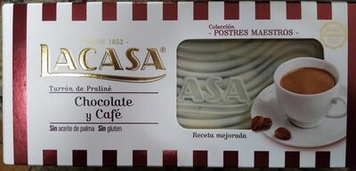Foto de Turrón de praliné chocolate y café